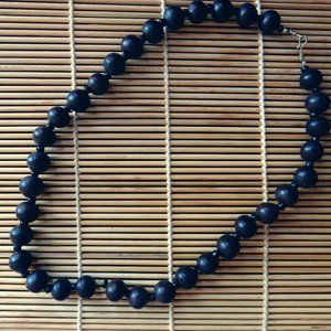 VINTAGE Wood Bead Necklace
